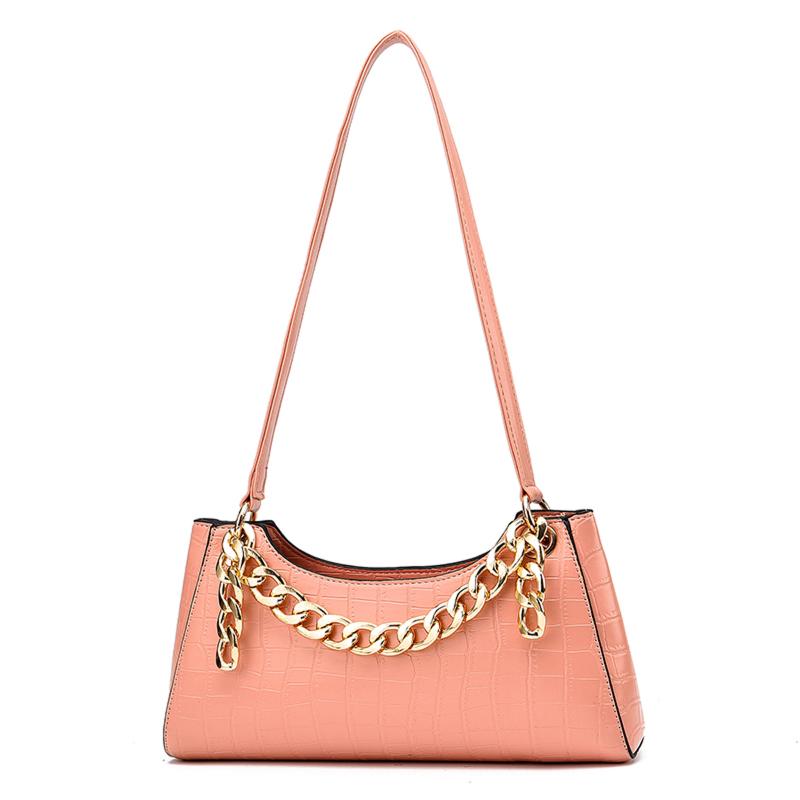 Women Fashionable Solid Color Zipper Bag High Quality Chain Shoulder Bag Khaki/Black/Matcha Green//Lemon Yellow/Pink, As picture shows
Women Fashionable Solid Color Zipper Bag High Quality Chain Shoulder Bag Khaki/Black/Matcha Green//Lemon Yellow/Pink, As picture shows