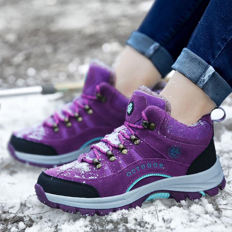 Super Warm Women Winter Shoes Mountaineering Snow Snow Boots Warm Casual Anti-skid Antiskid Bottom Keep Mother Casual Boots, Purple 
Super Warm Women Winter Shoes Mountaineering Snow Snow Boots Warm Casual Anti-skid Antiskid Bottom Keep Mother Casual Boots, Purple