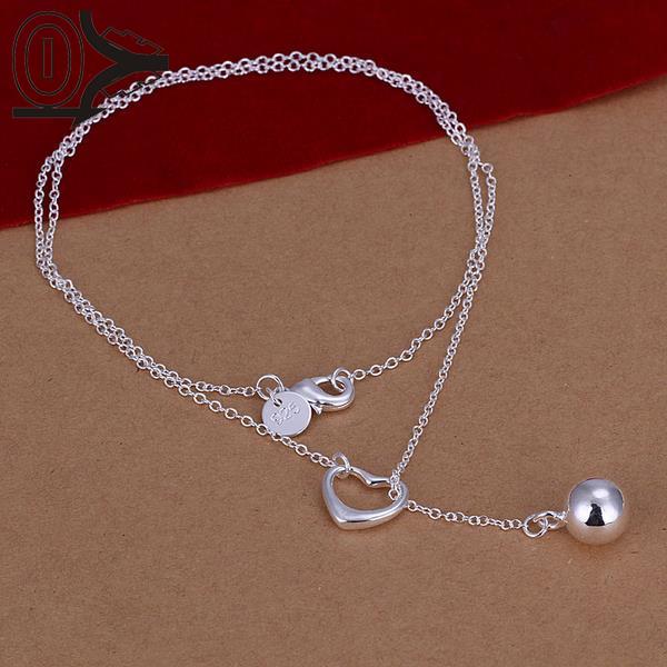 New Design!!Wholesale Silver Plated Necklace & Pendant,Fashion Jewelry Accessories,Love Lob Ball Silver Necklaces
New Design!!Wholesale Silver Plated Necklace & Pendant,Fashion Jewelry Accessories,Love Lob Ball Silver Necklaces