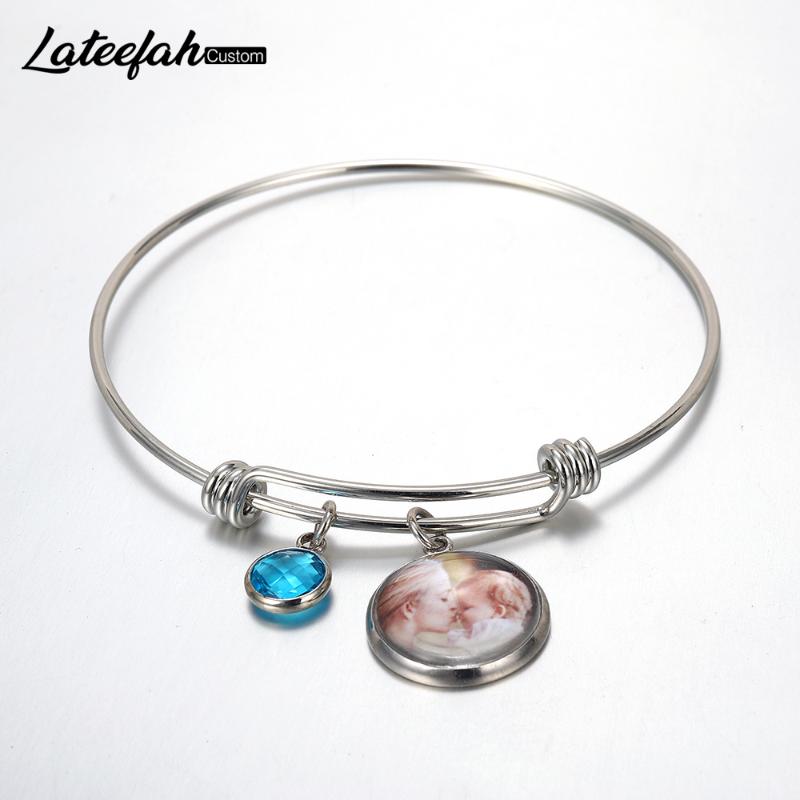 Lateefah Handmade Personality Photos New Customity Charm Bracelets with Women Lovers Couples Baby Pet Photo Zircon Bangles
Lateefah Handmade Personality Photos New Customity Charm Bracelets with Women Lovers Couples Baby Pet Photo Zircon Bangles