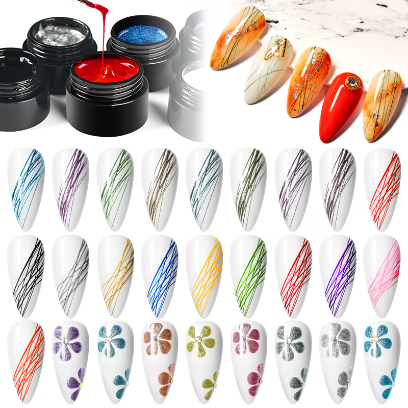 T-TIAO CLUB 5ml Nail Drawing Gel Polish Lacquer Painting Nail Art Line Varnish Thick Elastic Paint UV Gel Soak Off Spider, Aaj72353
T-TIAO CLUB 5ml Nail Drawing Gel Polish Lacquer Painting Nail Art Line Varnish Thick Elastic Paint UV Gel Soak Off Spider, Aaj72353
