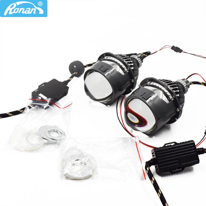 Ronan 2.5inch h1 Bi-LED projector lens H4 H7 9005 9006 adapter low/high 2650LM/2800lm aluminum and colling fan for car styling
Ronan 2.5inch h1 Bi-LED projector lens H4 H7 9005 9006 adapter low/high 2650LM/2800lm aluminum and colling fan for car styling