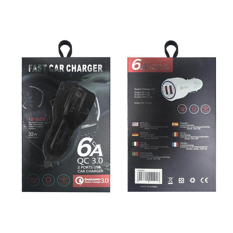 QC3.0 Car Charger Dual USB Ports Fast Charging Adapter 3.1A Quick Charger For Universal Phones
QC3.0 Car Charger Dual USB Ports Fast Charging Adapter 3.1A Quick Charger For Universal Phones
