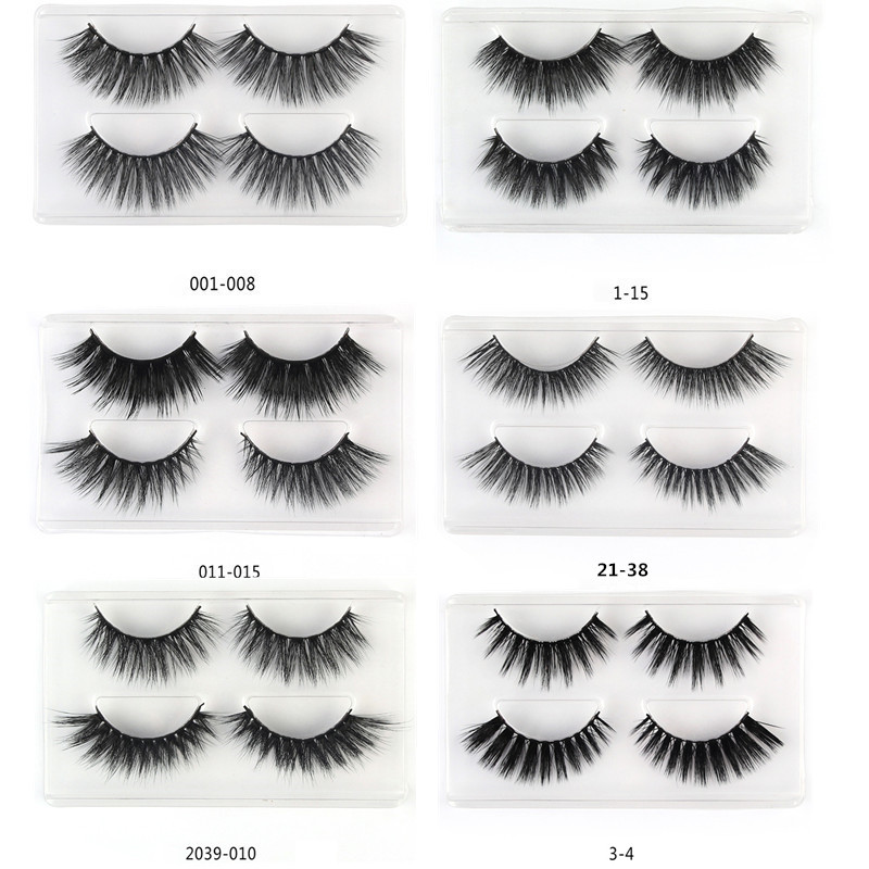 2 Pairs Different Style 3D Mink Lashes Lot Long Lasting Mink Strip Lashes Set Natural Volume Eyelashes Thick Makeup Eye
2 Pairs Different Style 3D Mink Lashes Lot Long Lasting Mink Strip Lashes Set Natural Volume Eyelashes Thick Makeup Eye