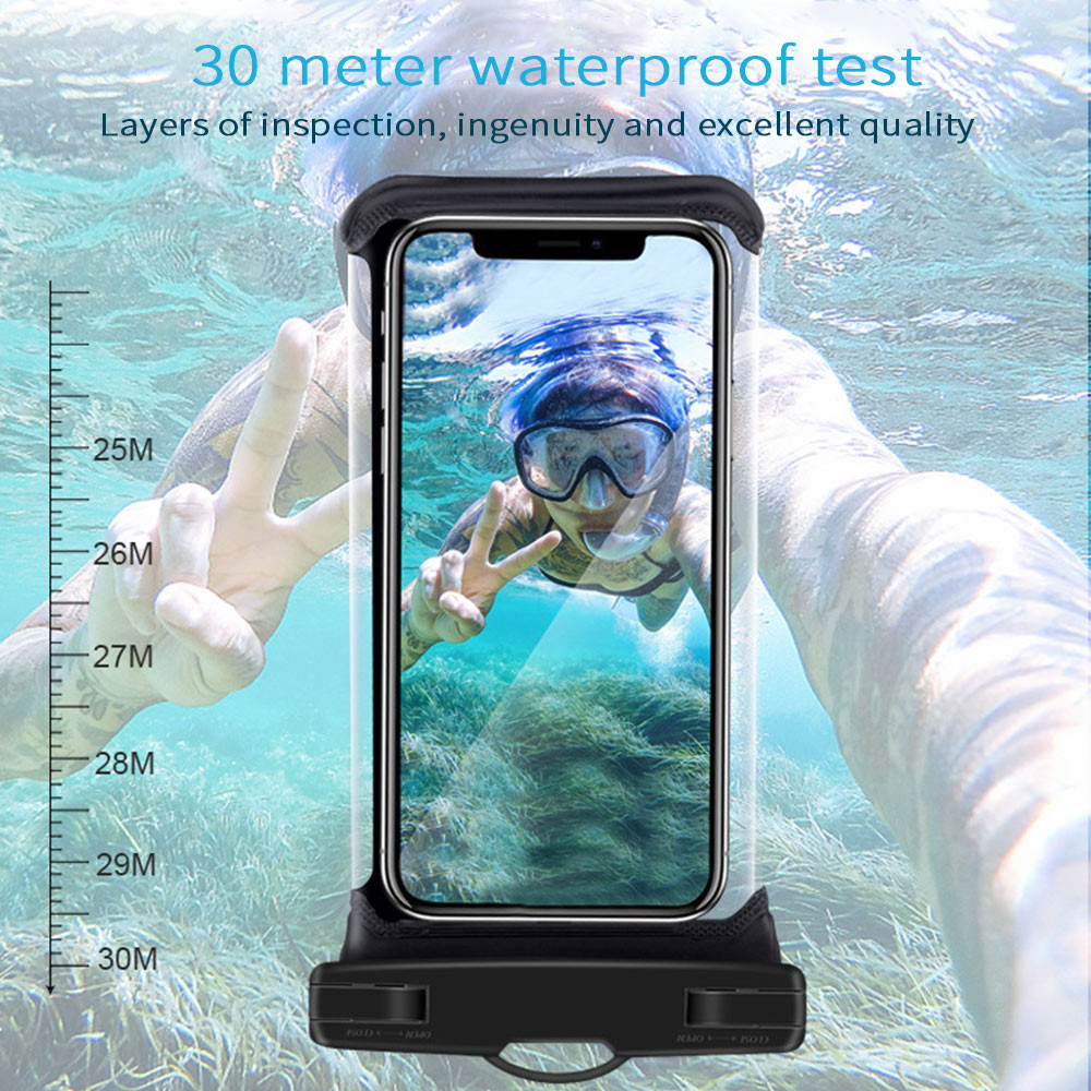6.5 Inch Mobile Phone Waterproof Bag Full HD transparent Touch Screen Swimming Bag PVC Universal Waterproof Floating Airbag with Armband, Mix color no armband
6.5 Inch Mobile Phone Waterproof Bag Full HD transparent Touch Screen Swimming Bag PVC Universal Waterproof Floating Airbag with Armband, Mix color no armband
