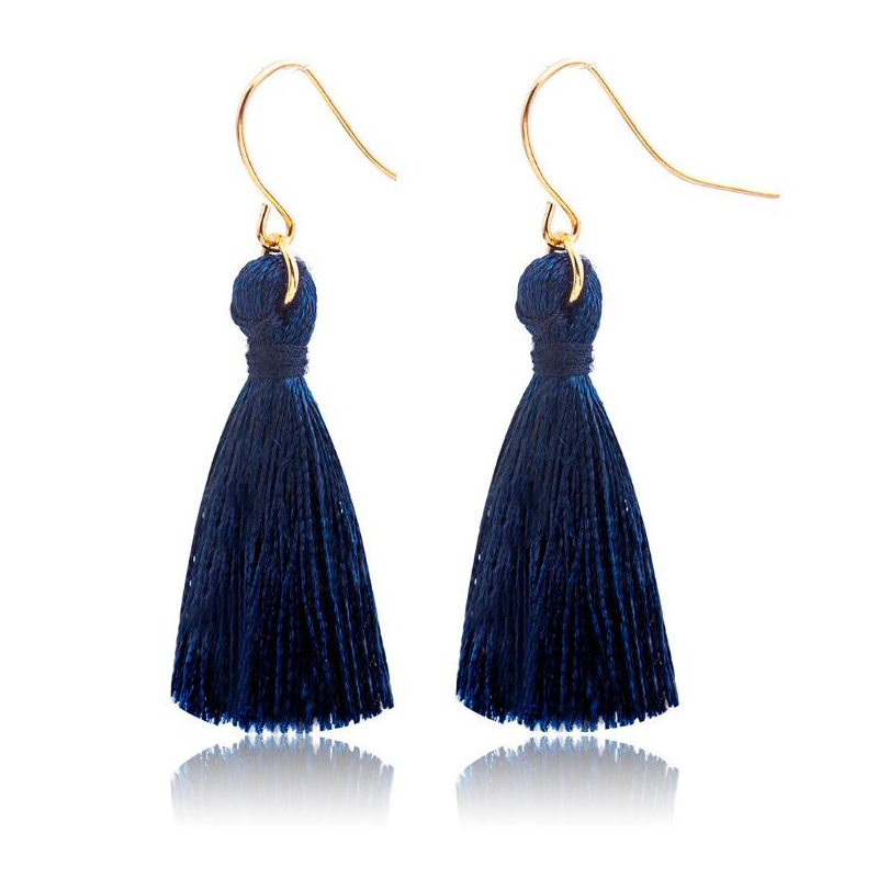 2020 Simple Mini Fringe Tassels Earrings Wine Red Navy Blue Black Cotton Tassel Gold Fish Hook Drop Earring Fashion Jewelry
2020 Simple Mini Fringe Tassels Earrings Wine Red Navy Blue Black Cotton Tassel Gold Fish Hook Drop Earring Fashion Jewelry