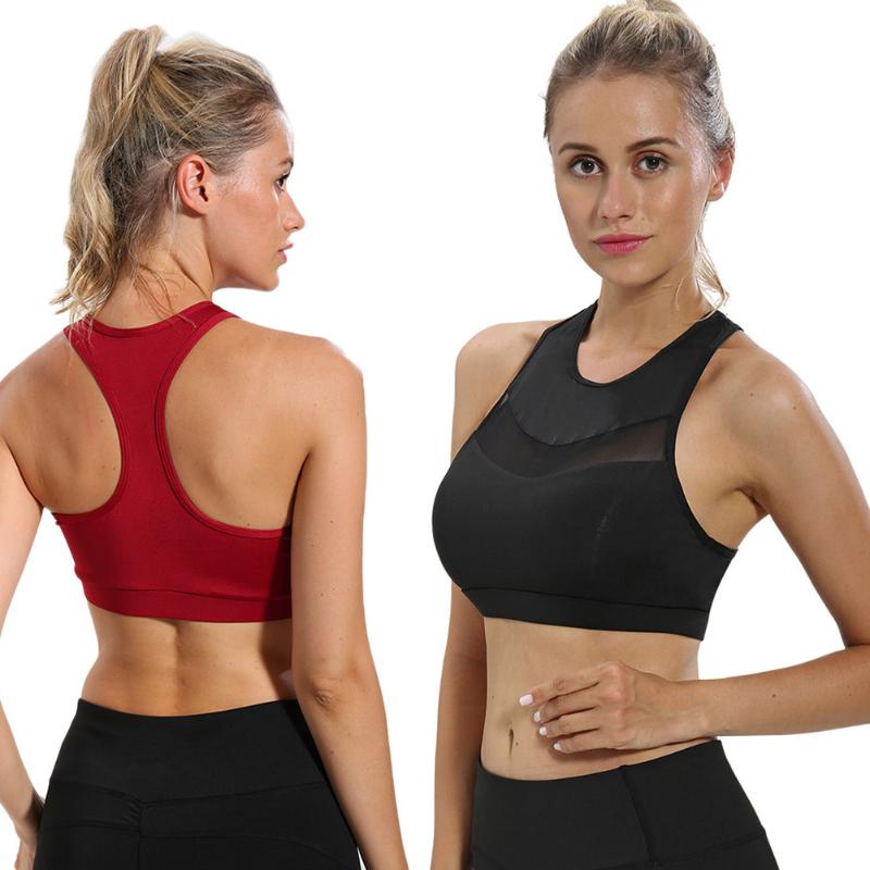 Newly Women Yoga Sports Bras Mesh Stitching Fitness Workout Gym Racerback Activewear Bra BN99, Black
Newly Women Yoga Sports Bras Mesh Stitching Fitness Workout Gym Racerback Activewear Bra BN99, Black