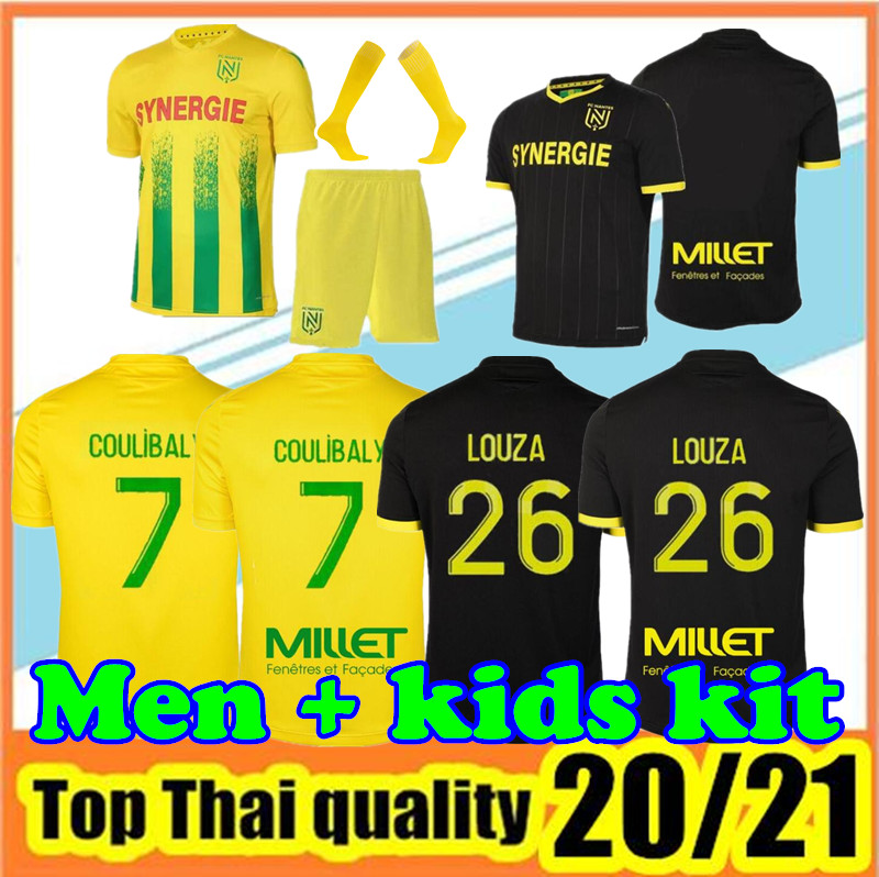2020 FC Nantes soccer jersey 20/21 Home yellow Away black Football uniform kit
2020 FC Nantes soccer jersey 20/21 Home yellow Away black Football uniform kit