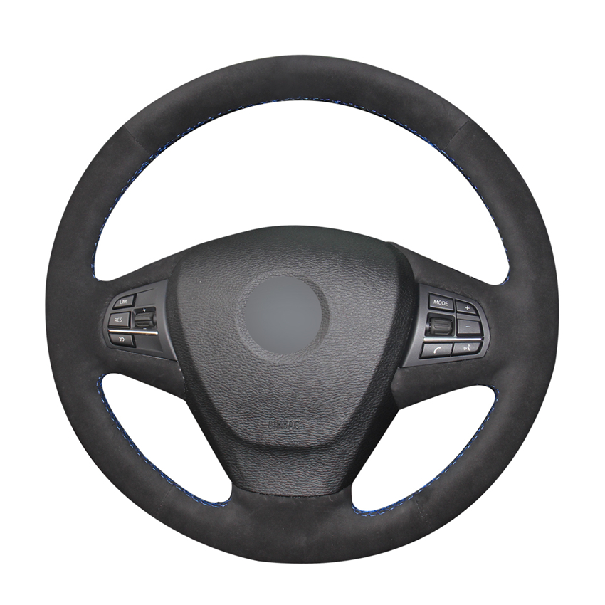 DIY Black Suede Car Steering Wheel Cover for BMW F25 X3 2011-2017 F15 X5 2014 Accessories Parts
DIY Black Suede Car Steering Wheel Cover for BMW F25 X3 2011-2017 F15 X5 2014 Accessories Parts