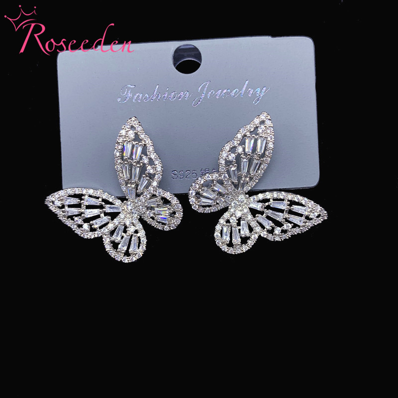 Exquisite Butterfly Zircon Weddings Earrings For Women Girl Beautiful Crystal Earrings Bride Jewelry Gifts RE3863
Exquisite Butterfly Zircon Weddings Earrings For Women Girl Beautiful Crystal Earrings Bride Jewelry Gifts RE3863
