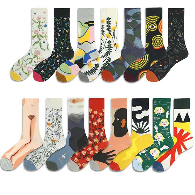 PEONFLY Combed Cotton Women's Socks Harajuku Colorful Cartoon Cute Funny Kawaii Abstract Pattern Socks For Female Christmas Gift
PEONFLY Combed Cotton Women's Socks Harajuku Colorful Cartoon Cute Funny Kawaii Abstract Pattern Socks For Female Christmas Gift
