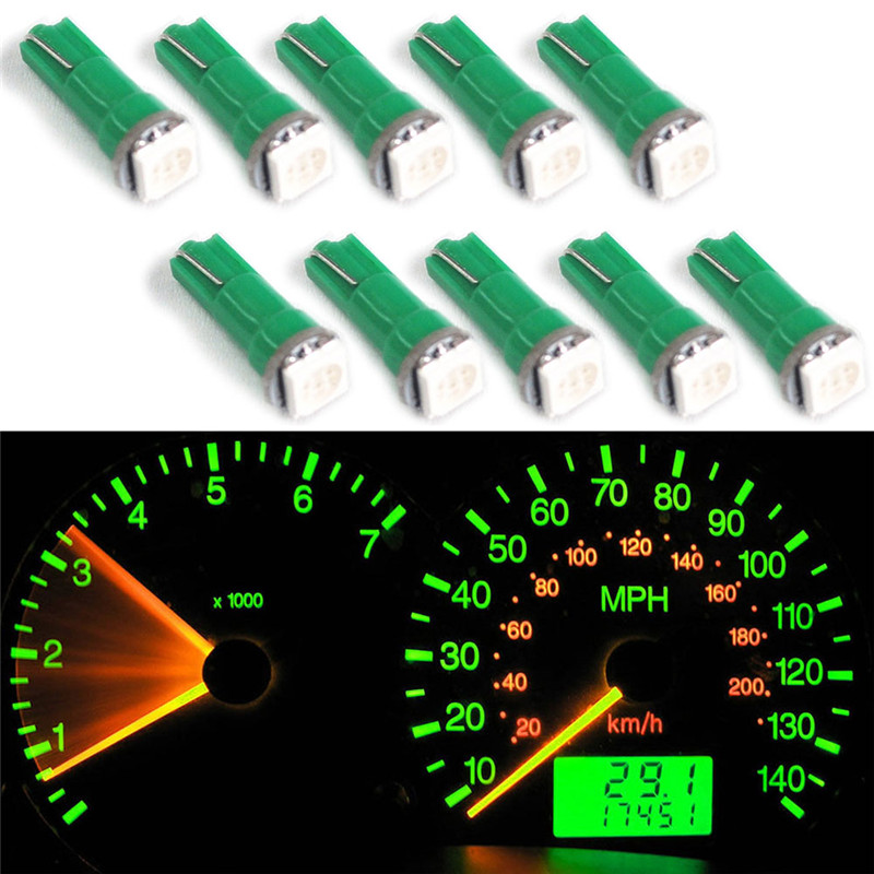 20Pcs T5 1SMD High Quality Super Light Optional Color Durable Wedge Dashboard LED Light Bulbs 2721 74 73 70 17 18 37#268467, As pic
20Pcs T5 1SMD High Quality Super Light Optional Color Durable Wedge Dashboard LED Light Bulbs 2721 74 73 70 17 18 37#268467, As pic