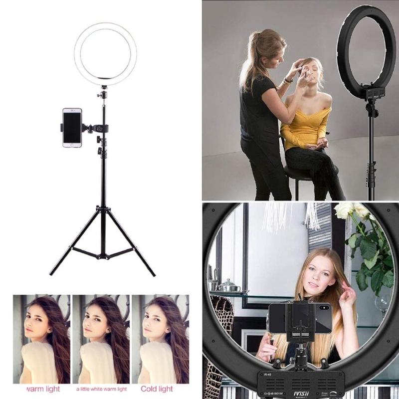 Photo Studio Dimmable Ring Light LED Fill Light Lamp For Live Makeup With Phone Holder Tripod USB Plug for Selfie Live Show
Photo Studio Dimmable Ring Light LED Fill Light Lamp For Live Makeup With Phone Holder Tripod USB Plug for Selfie Live Show