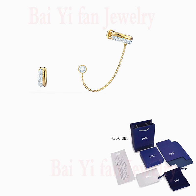 2020 Fashion SWA New TIME Pierced Ear Earrings Exquisite Asymmetrical Two Earrings Decorated Female Romantic Jewelry Gifts
2020 Fashion SWA New TIME Pierced Ear Earrings Exquisite Asymmetrical Two Earrings Decorated Female Romantic Jewelry Gifts