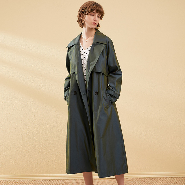 2020 New Arrival Autumn Winter Women' Casual Long Trench Coat Double Breasted High Quality Windbreaker Fashion Clothing Female, Khaki
2020 New Arrival Autumn Winter Women' Casual Long Trench Coat Double Breasted High Quality Windbreaker Fashion Clothing Female, Khaki