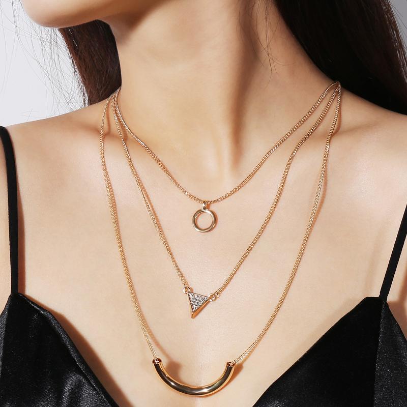 2020 Retro Ethnic Style Exaggerated Multi-layer Necklaces for Women Girls Multi- Clavicle Chain Party Rhinestone Jewelry
2020 Retro Ethnic Style Exaggerated Multi-layer Necklaces for Women Girls Multi- Clavicle Chain Party Rhinestone Jewelry
