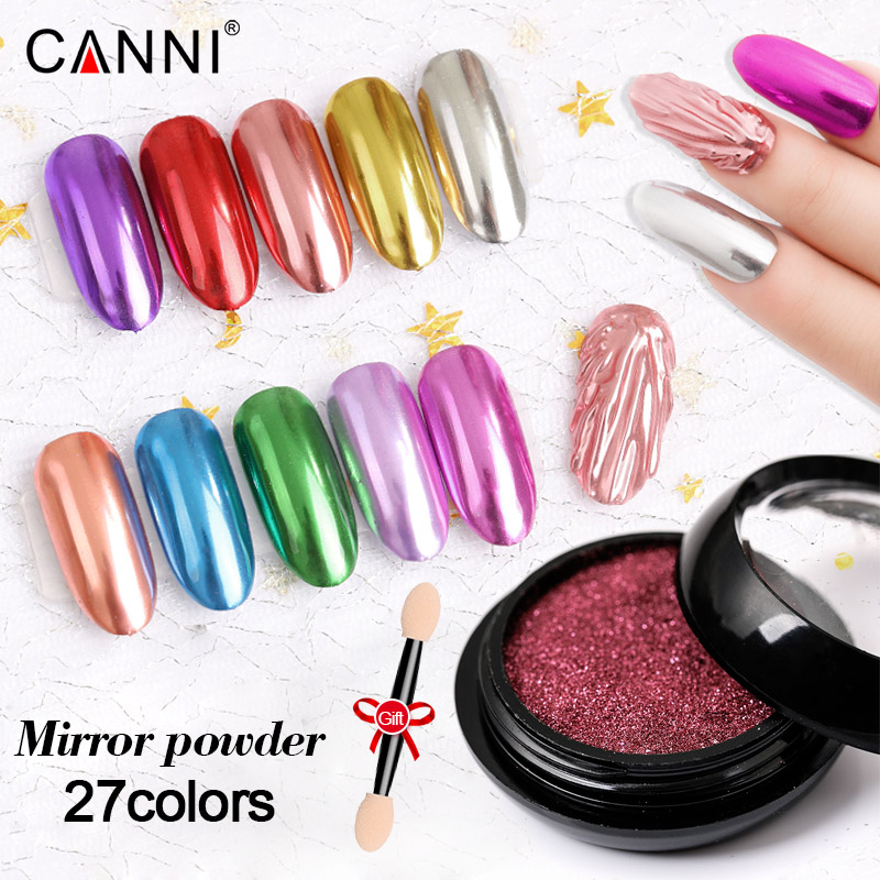 CANNI Factory Supply Manicure Nail Art Metallic Effect Mirror Powder for UV LED Nail Painting Gel Polish
CANNI Factory Supply Manicure Nail Art Metallic Effect Mirror Powder for UV LED Nail Painting Gel Polish