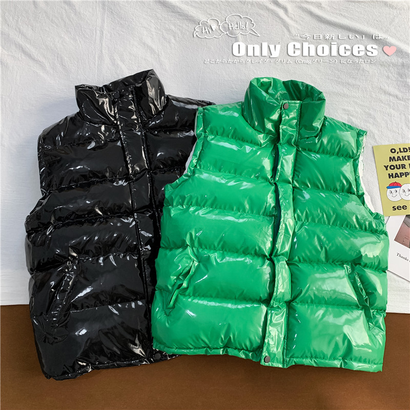 UYUK2020 Autumn And Winter Korean Version Of The Loose Casual Trend Wild New Bright Surface Down Cotton Men' Gilet, Black
UYUK2020 Autumn And Winter Korean Version Of The Loose Casual Trend Wild New Bright Surface Down Cotton Men' Gilet, Black