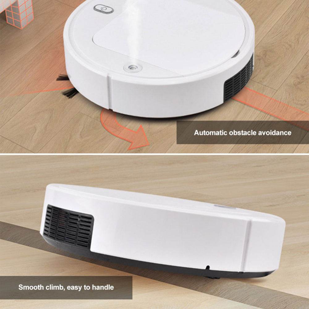 3in1 Automatic smart robot cleaner spray disinfection uv lazy household USB machine intelligent vacuum sweeper
