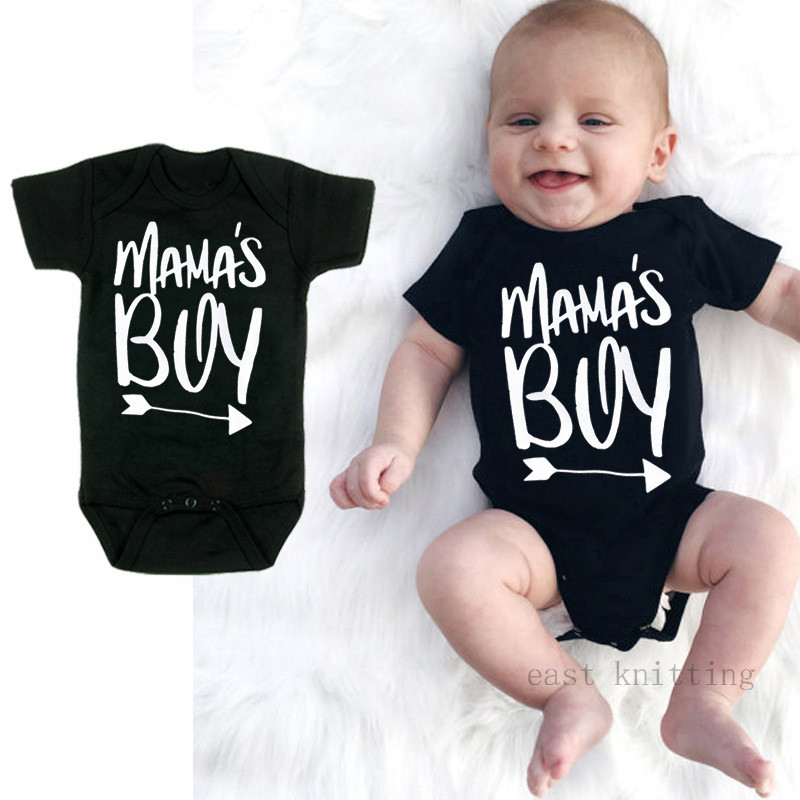 Kids Romper Mama's Boy Newborn Baby Clothes Playsuit Sunsuit Outfits Infant Boys Girls Summer Rompers Costume Clothing 0-24M, Black
Kids Romper Mama's Boy Newborn Baby Clothes Playsuit Sunsuit Outfits Infant Boys Girls Summer Rompers Costume Clothing 0-24M, Black