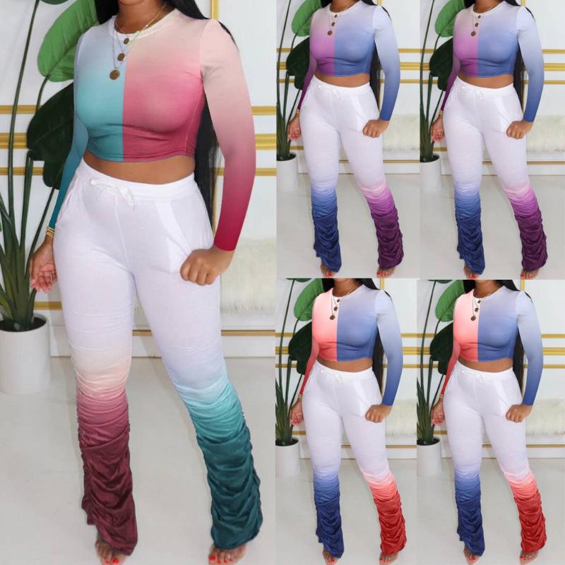 Fashion Clothes Tracksuit Ladies Wear Women Tie-dyed Lady Split Two Piece Sports Suit Set Casual Splicing Suit Sets 2020, Gn
Fashion Clothes Tracksuit Ladies Wear Women Tie-dyed Lady Split Two Piece Sports Suit Set Casual Splicing Suit Sets 2020, Gn
