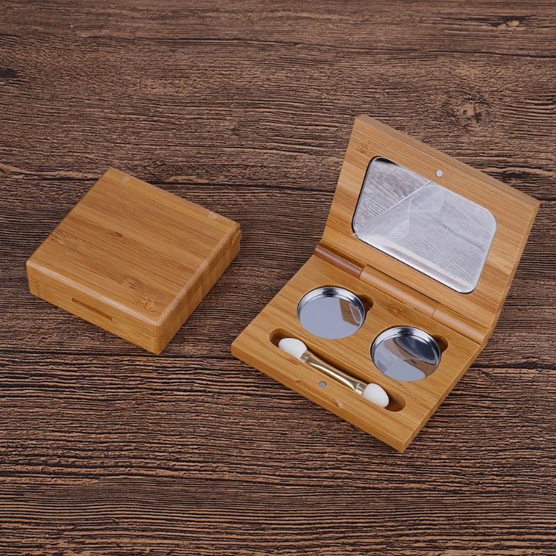 20Pcs/Lot Bamboo Cosmetic Eyeshadow Container with Mirror, DIY Natural Bamboo Wooden Magnetic Blusher Compact Case
20Pcs/Lot Bamboo Cosmetic Eyeshadow Container with Mirror, DIY Natural Bamboo Wooden Magnetic Blusher Compact Case
