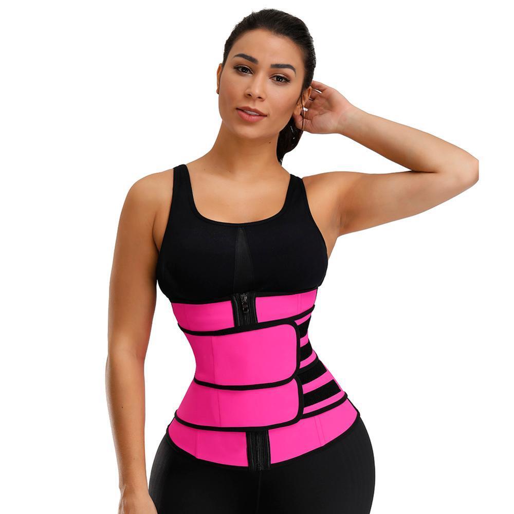 Men Women Shapers Waist Trainer Belt Corset Belly Slimming Shapewear Adjustable Waist Support Body Shapers FY8084