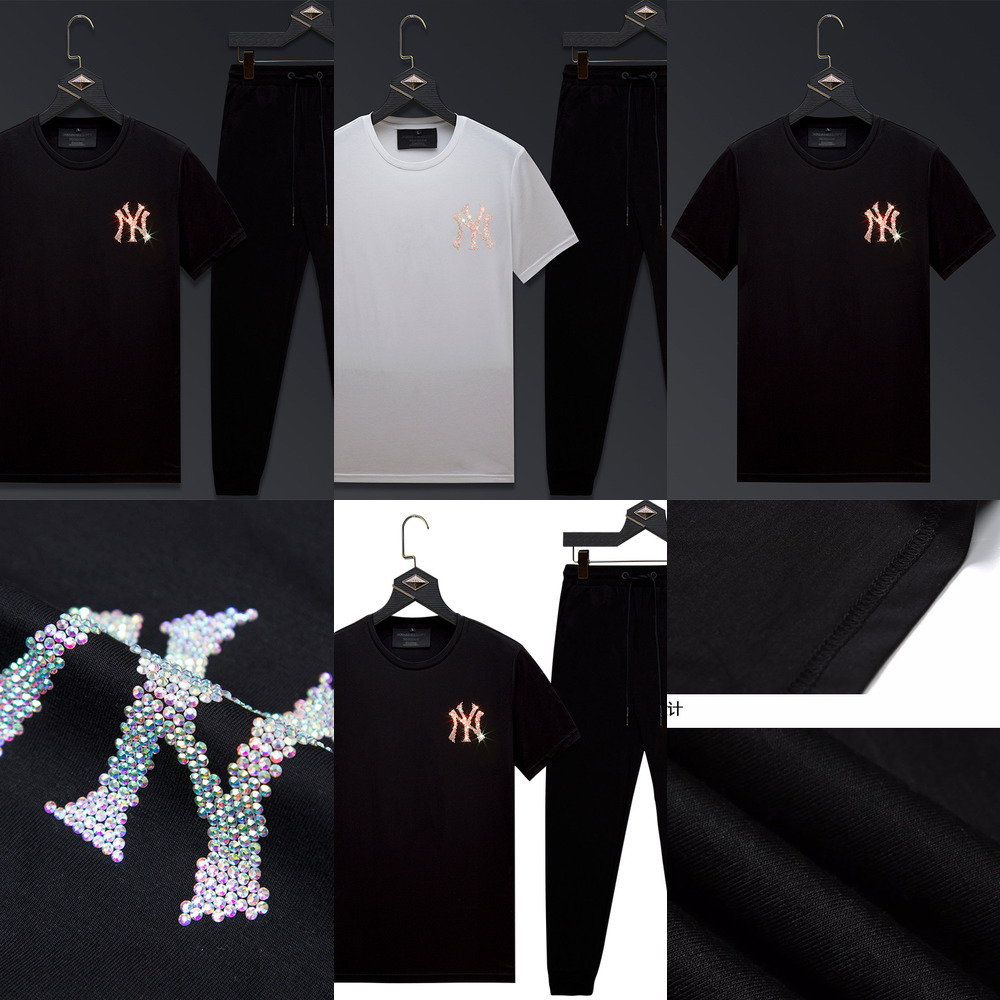 2020 summer men's suit hot diamond T-shirt men's short sleeve round neck mercerized cotton clothing fashion men's half sleeve large size, White
2020 summer men's suit hot diamond T-shirt men's short sleeve round neck mercerized cotton clothing fashion men's half sleeve large size, White
