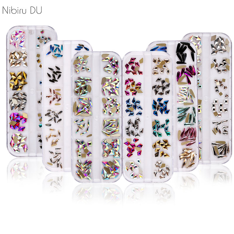 120pcs/Box Colorful Crystal AB Nail Art Rhinestones Send Tweezers Multi-Shape Glitter Stones 3D Crystal DIY Nail Art Decorations
120pcs/Box Colorful Crystal AB Nail Art Rhinestones Send Tweezers Multi-Shape Glitter Stones 3D Crystal DIY Nail Art Decorations