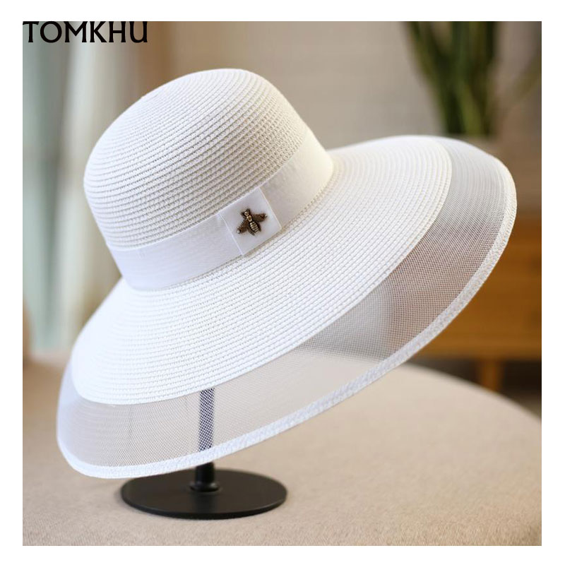New Fashion Dome Top White Black Summer Sun Hats for Women Straw Hat UV Sun Protection Beach Cap Ladies Visors Travel Cap, White m
New Fashion Dome Top White Black Summer Sun Hats for Women Straw Hat UV Sun Protection Beach Cap Ladies Visors Travel Cap, White m