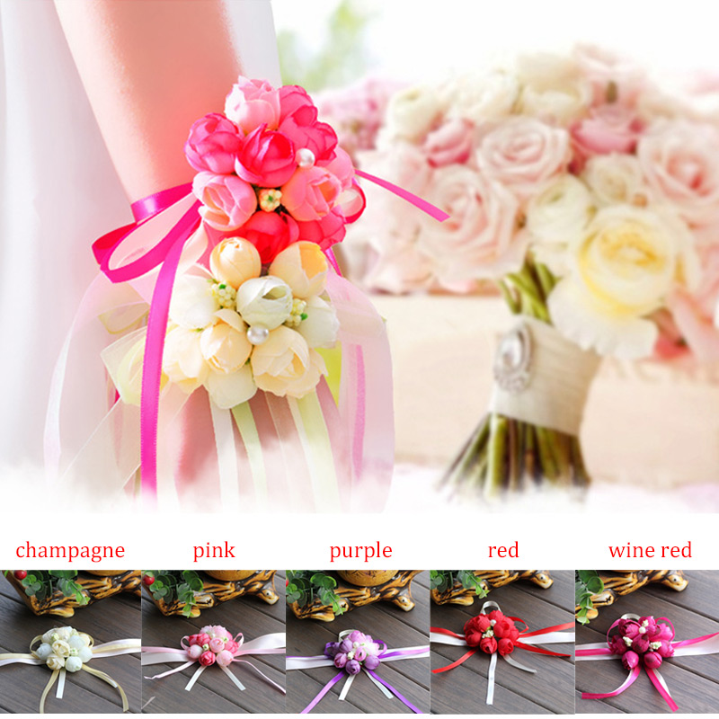 Girl Bridesmaid Wedding Prom Wrist Corsage Flower Bracelet Decorative Bride H9
Girl Bridesmaid Wedding Prom Wrist Corsage Flower Bracelet Decorative Bride H9
