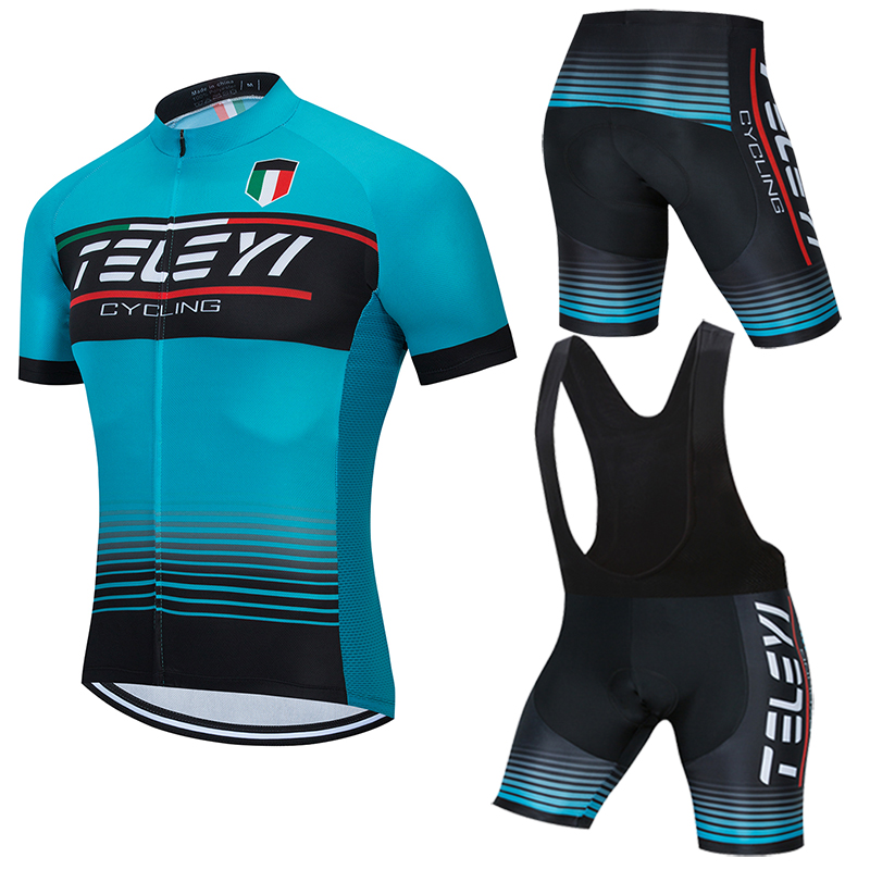 Men's Cycling Jersey 2020 Pro Team TELEYI Summer Cycling Clothing Quick Drying Set Racing Sport Mtb Bicycle Jerseys Bike Uniform, Bib shorts
Men's Cycling Jersey 2020 Pro Team TELEYI Summer Cycling Clothing Quick Drying Set Racing Sport Mtb Bicycle Jerseys Bike Uniform, Bib shorts