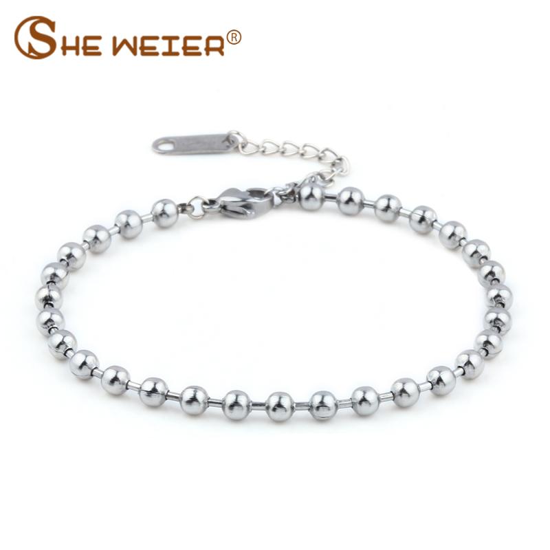 SHE WEIER stainless steel jewelry charms chain link bracelets& bangles men femme gifts for women female braclet braslet
SHE WEIER stainless steel jewelry charms chain link bracelets& bangles men femme gifts for women female braclet braslet