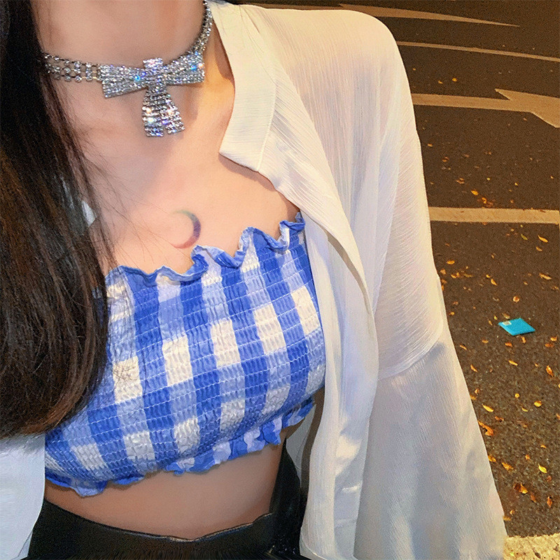 FYUAN Bowknot Crystal Choker Necklaces for Women Shine Rhinestone Necklaces Statements Jewelry Party Gifts
FYUAN Bowknot Crystal Choker Necklaces for Women Shine Rhinestone Necklaces Statements Jewelry Party Gifts