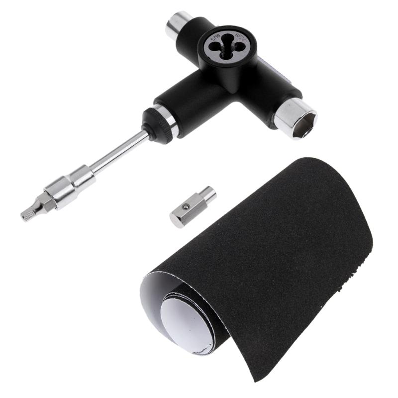 Waterproof Skateboard Deck Sandpaper Grip Tape Griptape + Multi-functional Longboard Wrench Spanner Screwdriver, As pic
Waterproof Skateboard Deck Sandpaper Grip Tape Griptape + Multi-functional Longboard Wrench Spanner Screwdriver, As pic