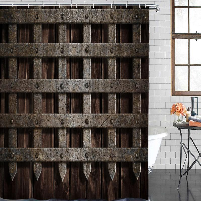 Bathroom Waterproof Curtain Iron Gate Fence Retro Fabric Shower Curtain Home Bathroom Decor Shower
Bathroom Waterproof Curtain Iron Gate Fence Retro Fabric Shower Curtain Home Bathroom Decor Shower