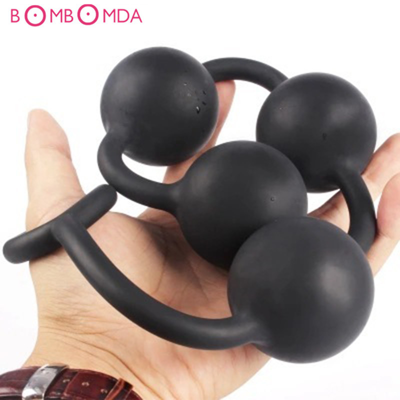 Énorme Anal Perle Kegel Vagin Boules Non Vibrator Silicone Butt Plug Sex Toy pour les femmes Hommes G Spot Massager prostate Anal Sex produit Y20