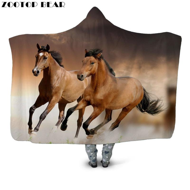 Horse 3D Printing Fleece Throw Hooded Blanket Couple Funny Animal Fashion Retro Wearable Bedding Plush Casual Soft Office Adults
Horse 3D Printing Fleece Throw Hooded Blanket Couple Funny Animal Fashion Retro Wearable Bedding Plush Casual Soft Office Adults