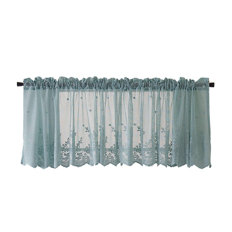 Semi-Transparent Curtains for Kitchen Windows, Transparent Cafe Curtains with Lace in the Bedroom, Pocket Cafe (51 x 16, Blue
Semi-Transparent Curtains for Kitchen Windows, Transparent Cafe Curtains with Lace in the Bedroom, Pocket Cafe (51 x 16, Blue