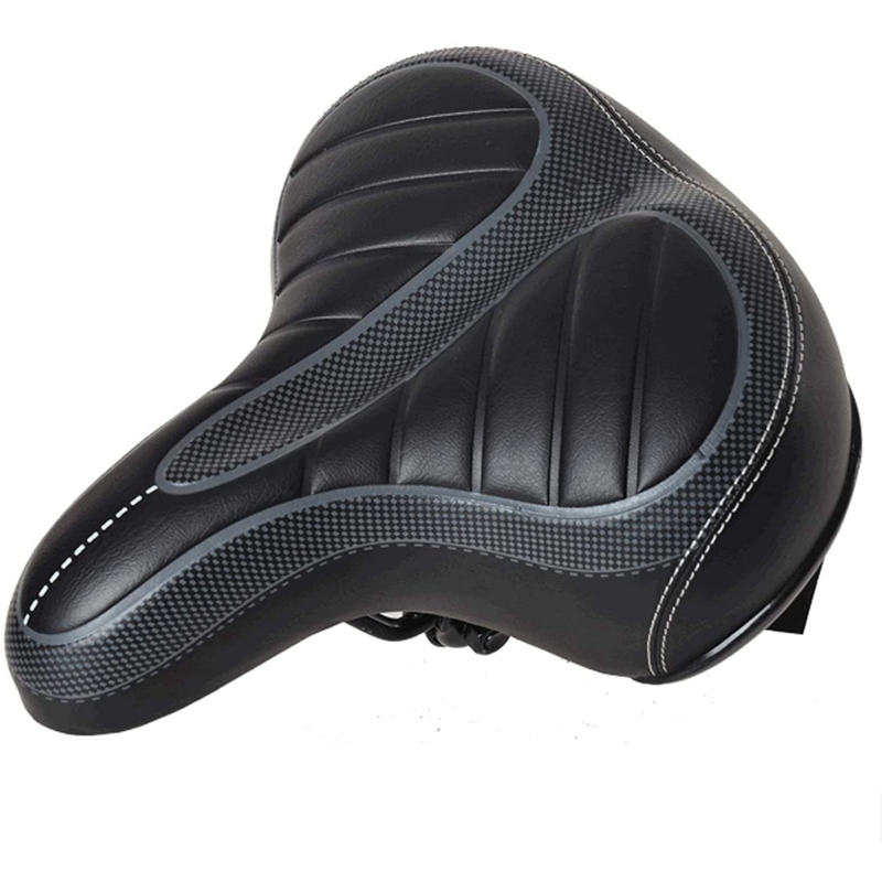 Bicycle Cushion, Bicycle Seat Stripe Saddle, Spring Comfortable Big Buttock Cushion, Increased Thickened Soft Cushion
Bicycle Cushion, Bicycle Seat Stripe Saddle, Spring Comfortable Big Buttock Cushion, Increased Thickened Soft Cushion