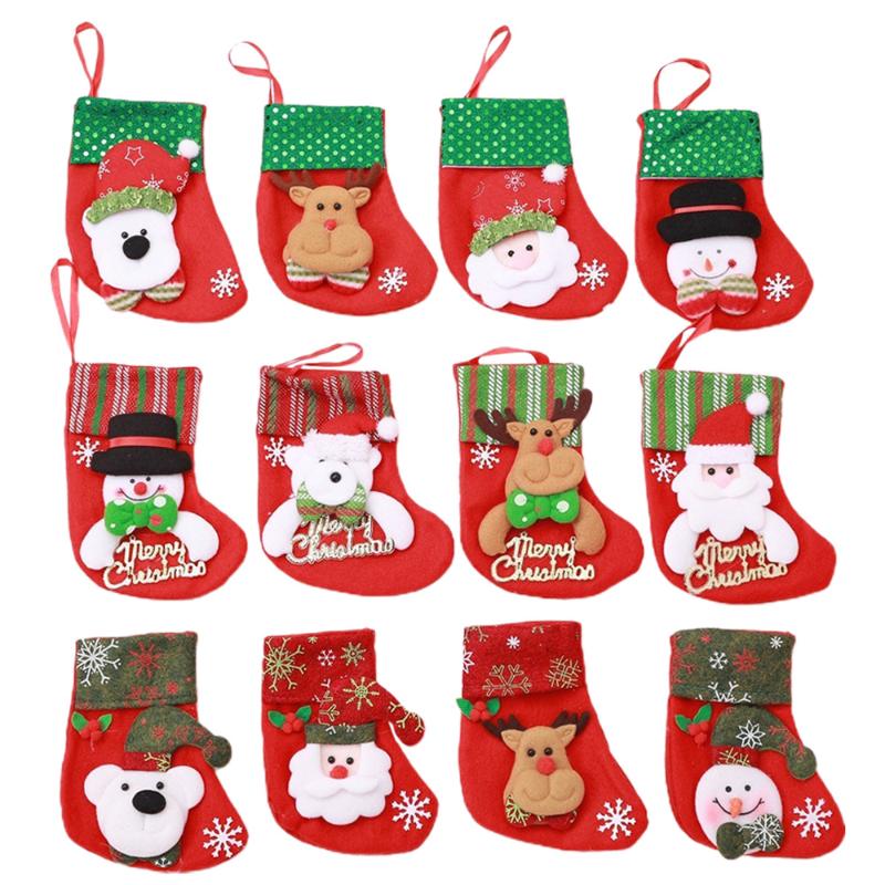 12Pcs Candy Bag Socks Hanging Decor Stocking Bag Socks Party Ornament For Party Store
12Pcs Candy Bag Socks Hanging Decor Stocking Bag Socks Party Ornament For Party Store