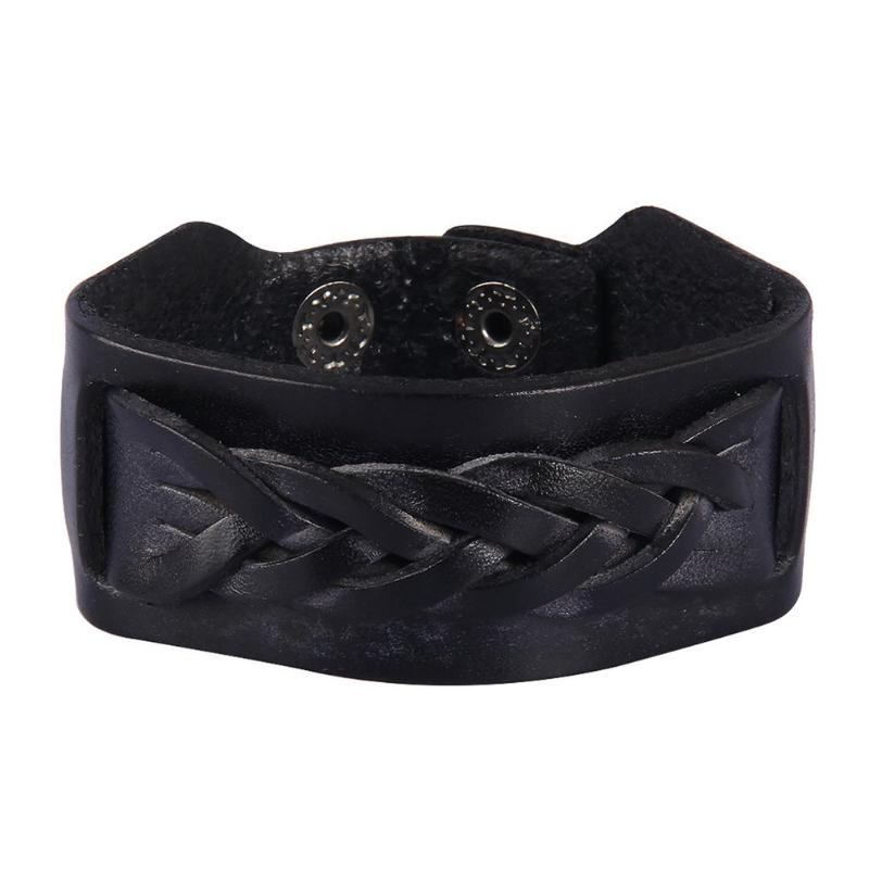 European And American Minimalist Creative Double Woven Leather Bracelet Old Smear Top Layer Leather Accessories Male
European And American Minimalist Creative Double Woven Leather Bracelet Old Smear Top Layer Leather Accessories Male