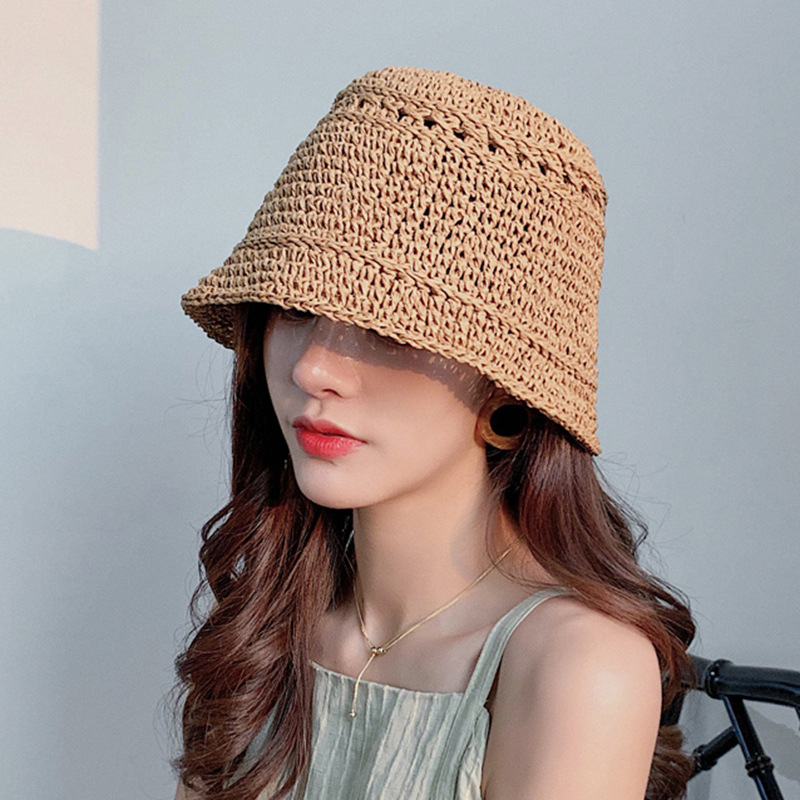 Straw Hat Female Korean Tide Wild Japanese Niche Fisherman Hat Female Summer Breathable Cover Their Faces Sunscreen Bucket, Black
Straw Hat Female Korean Tide Wild Japanese Niche Fisherman Hat Female Summer Breathable Cover Their Faces Sunscreen Bucket, Black
