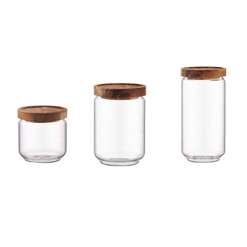 3 Pcs Wood Lid Glass Airtight Canister Kitchen Storage Bottles Jars Container Grains Coffee Beans Grains Jar
3 Pcs Wood Lid Glass Airtight Canister Kitchen Storage Bottles Jars Container Grains Coffee Beans Grains Jar
