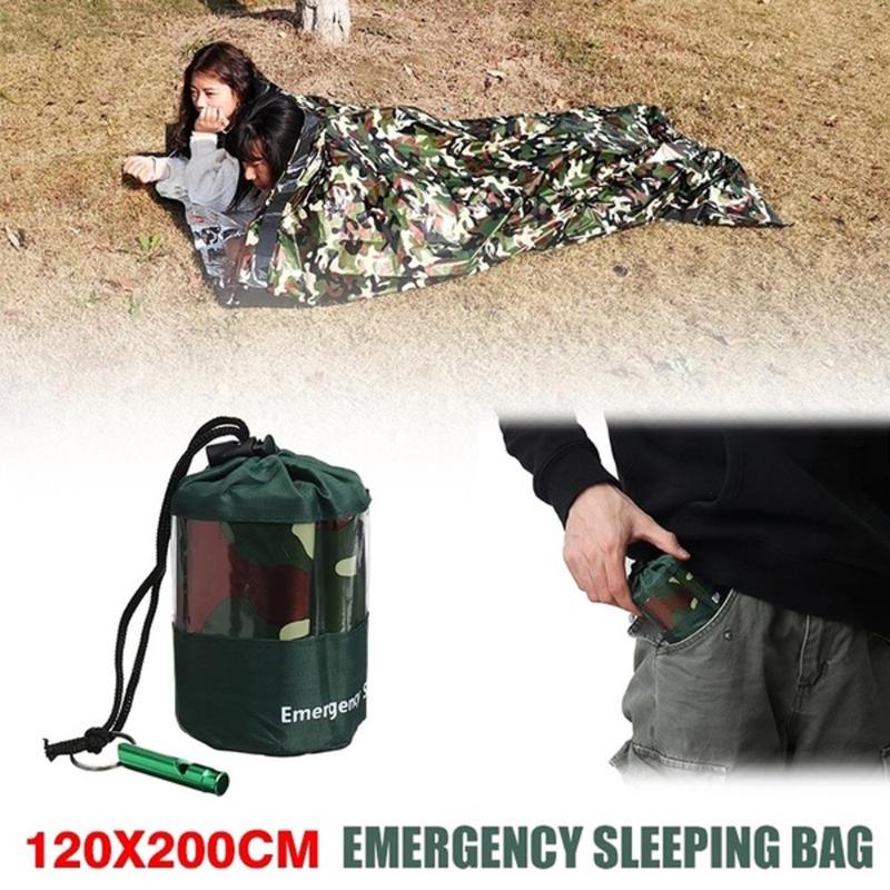 Camouflage Waterproof Keep Warm Gadgets Emergency Gear Insulation Curtain Emergency Sleeping Bag Reusable
Camouflage Waterproof Keep Warm Gadgets Emergency Gear Insulation Curtain Emergency Sleeping Bag Reusable