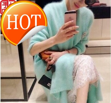 cashmere sweater mink women pure cashmere cardigan knitted fashion winter long hair coat free shipping M426, Blue
cashmere sweater mink women pure cashmere cardigan knitted fashion winter long hair coat free shipping M426, Blue