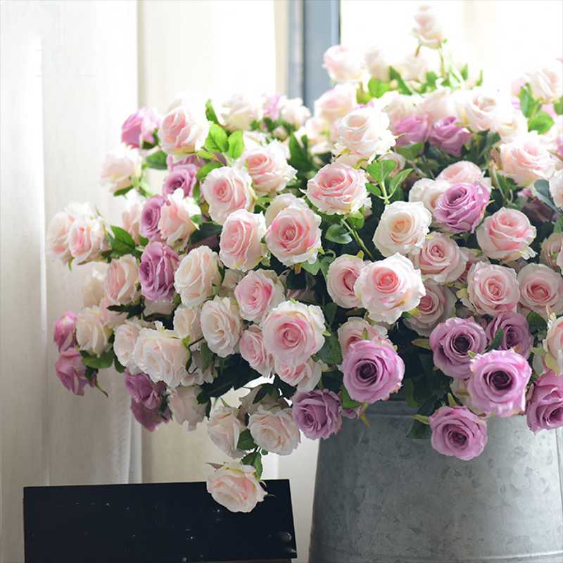 1 Bouquet 6 heads Artificial Flowers Silk Rose Wedding Decoration Flower Fake Flower flores for DIY Home Garden Decoration, 05
1 Bouquet 6 heads Artificial Flowers Silk Rose Wedding Decoration Flower Fake Flower flores for DIY Home Garden Decoration, 05