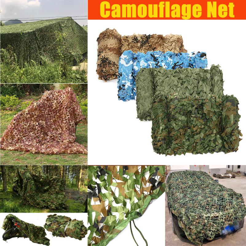 Outdoor Jungle Camouflage Nets for hunting Woodland Army Camo netting fabric Camping Sun ShelterTent Shade sun shelter, Marine blue 2mx3m
Outdoor Jungle Camouflage Nets for hunting Woodland Army Camo netting fabric Camping Sun ShelterTent Shade sun shelter, Marine blue 2mx3m