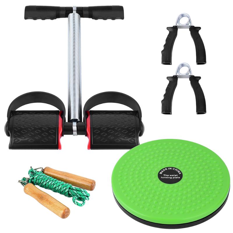 5 PCS Yoga Fitness Set with Spring Pedal Puller Waist Twist Board Hand Grip Adjustable Jump Rope for Home Office Gym
5 PCS Yoga Fitness Set with Spring Pedal Puller Waist Twist Board Hand Grip Adjustable Jump Rope for Home Office Gym