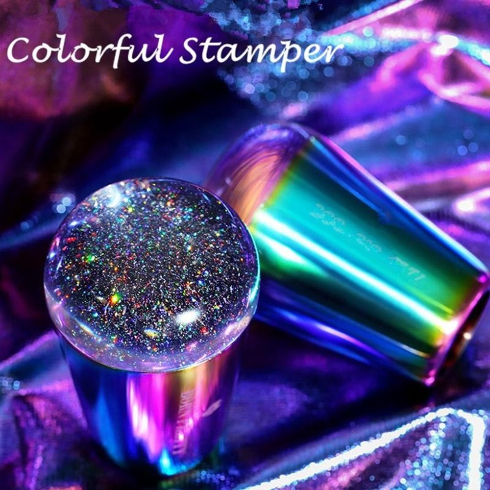 Colorful Nail Art Stamper Titanium Nail Stamping Print Manicure Art Gradient Stamper Tool Nail Art Makeup Styling Tools Estampador De Unas
Colorful Nail Art Stamper Titanium Nail Stamping Print Manicure Art Gradient Stamper Tool Nail Art Makeup Styling Tools Estampador De Unas